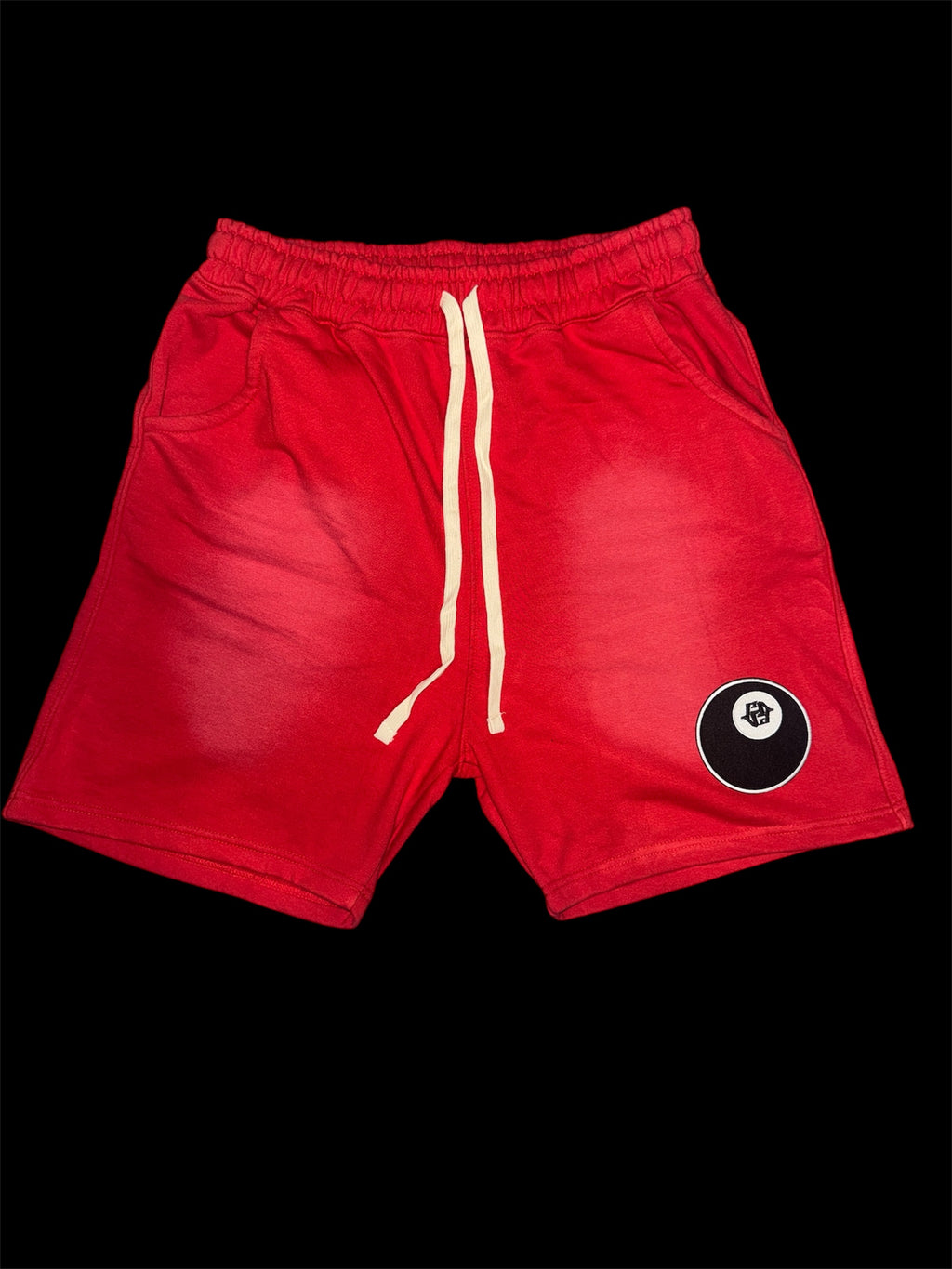 8 Ball Shorts Red